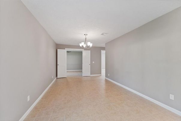 Chandelier, Empty room, Interior