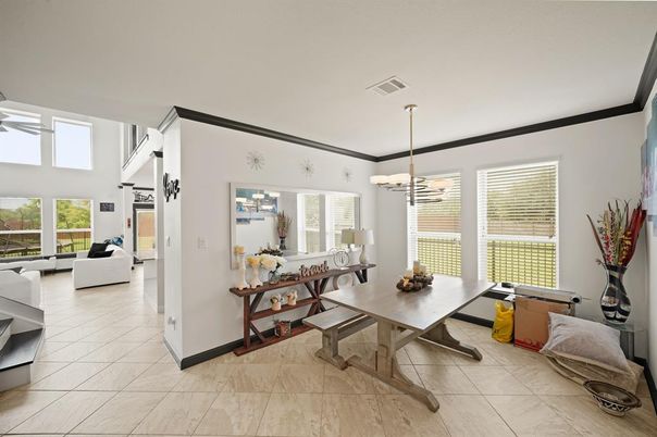 Dining room, Interior, Pendant Lights