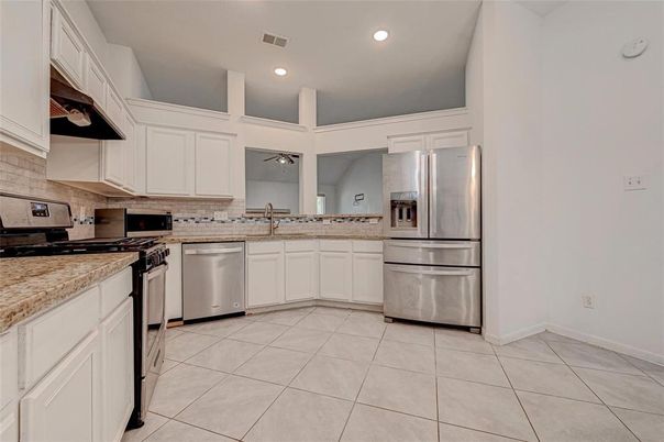 Interior, Kitchen, Recessed Lighting, Stainless Steel Appliances