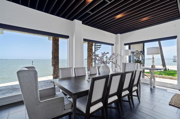 Dining room, Interior, Water, Wood Texture Flooring