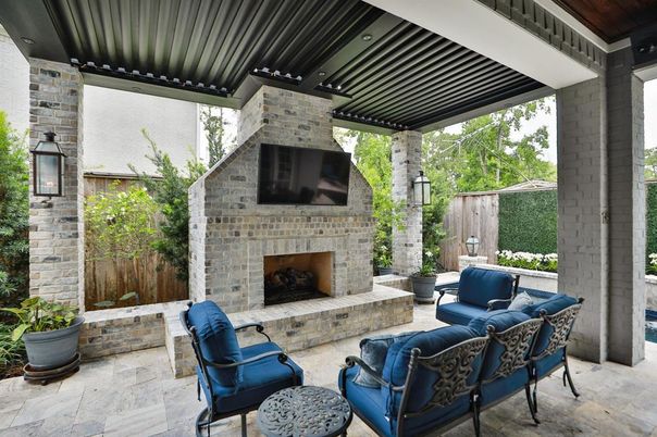 Exterior, Fireplace