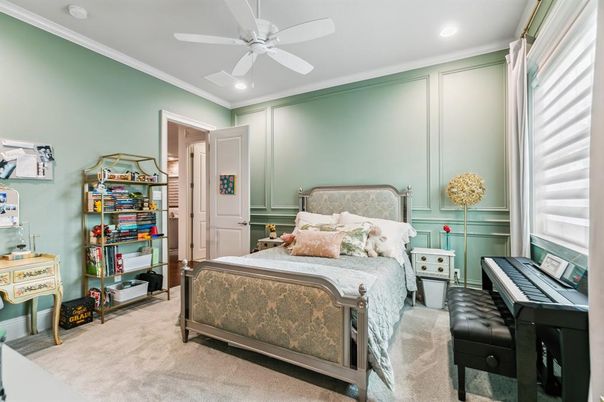 Bedroom, Interior, Recessed Lighting