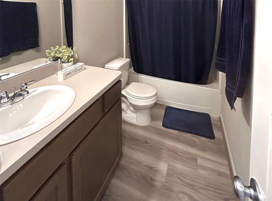 Bathroom, Interior, Wood Texture Flooring