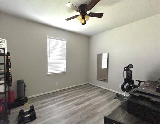 Fitness Equipment, Interior, Wood Texture Flooring
