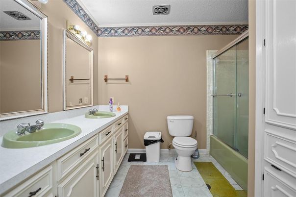 Bathroom, Dual Sink Vanities, Glass Shower, Interior, Marble