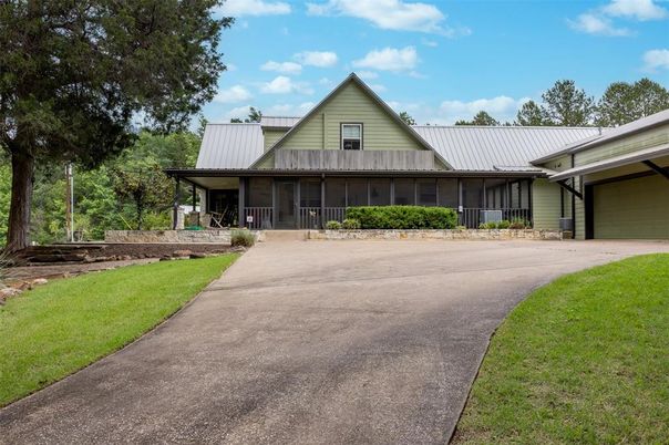 Attached, Backyard, Exterior, Facade, Farmhouse