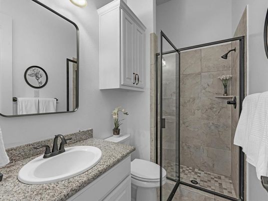 Bathroom, Glass Shower, Interior