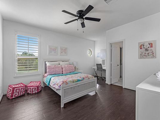 Bedroom, Home Office, Interior, Wood Texture Flooring