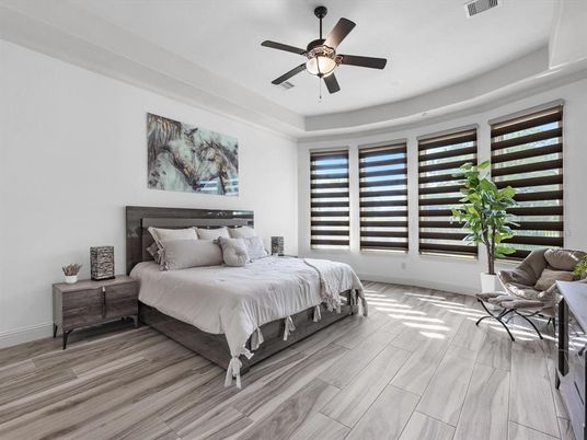 Bedroom, Interior, Wood Texture Flooring