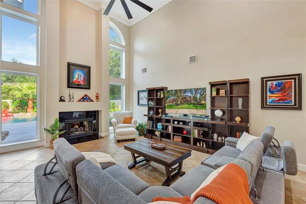 Fireplace, Interior, Living room
