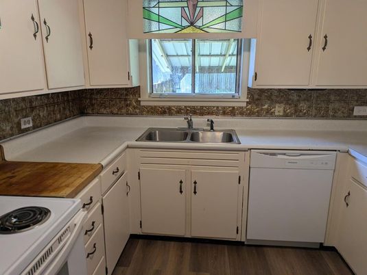 Interior, Kitchen, Wood Texture Flooring