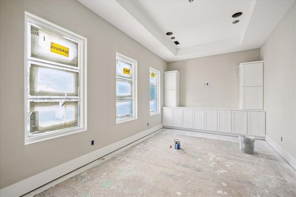 Empty room, Interior, Recessed Lighting
