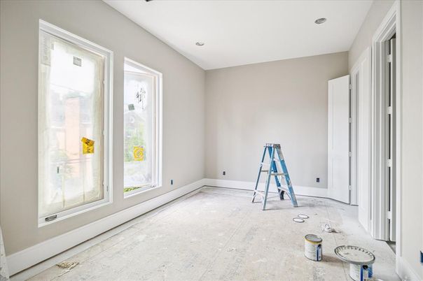 Empty room, Interior, Recessed Lighting