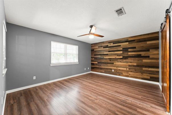 Empty room, Interior, Wood Texture Flooring, Wooden Walls
