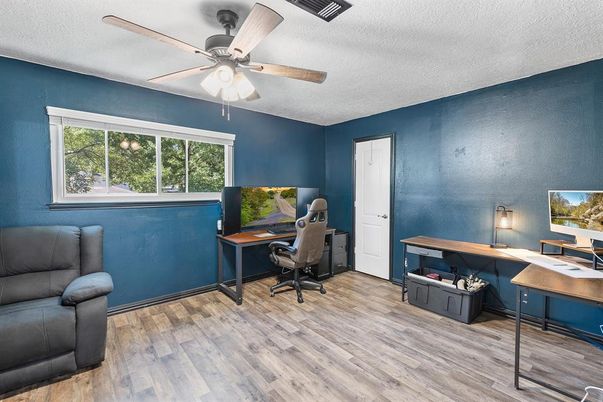 Home Office, Interior, Wood Texture Flooring