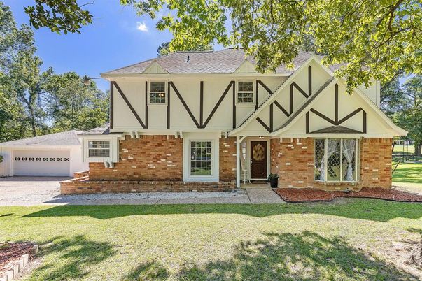 Detached Garage, Exterior, Facade, Brick Facade, Tudor Revival