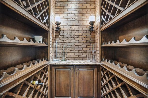 Interior, Stone Walls, Wine Storage