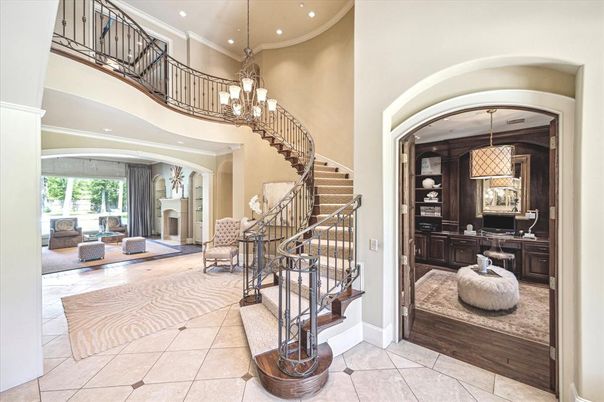 Chandelier, Interior, Pendant Lights, Recessed Lighting, Wood Texture Flooring