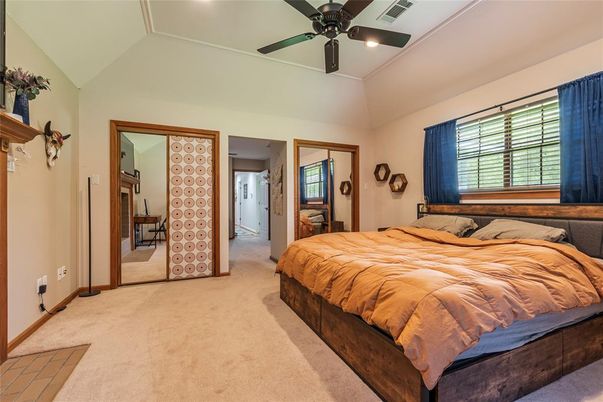 Bedroom, Interior, Recessed Lighting