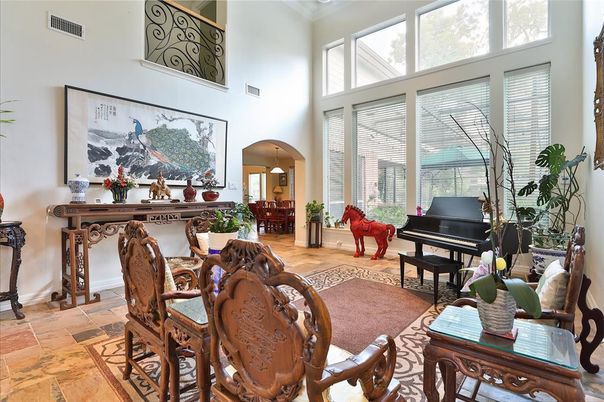 Interior, Living room, Piano
