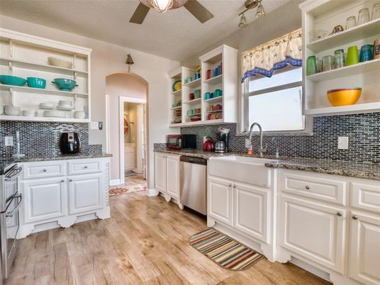 Interior, Kitchen, Wood Texture Flooring