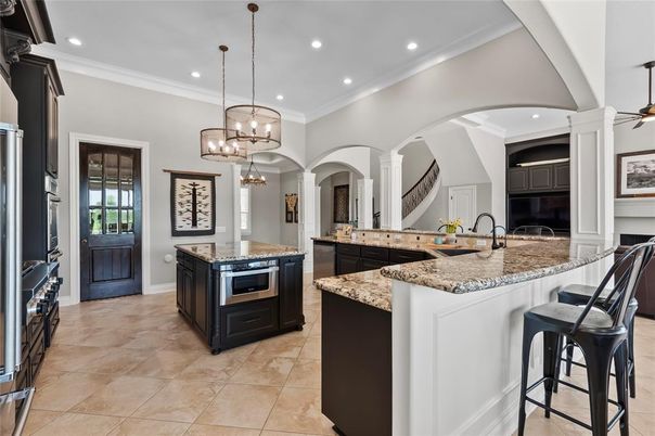 Interior, Kitchen, Pendant Lights, Recessed Lighting