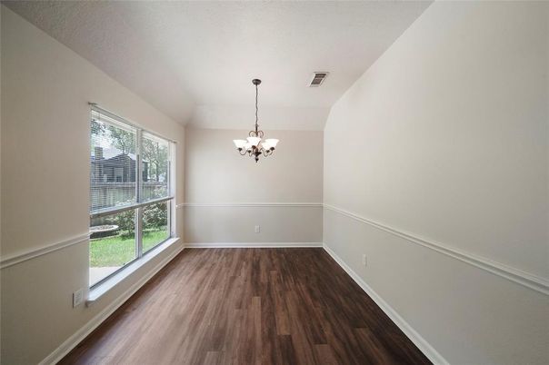 Chandelier, Empty room, Interior, Wood Texture Flooring