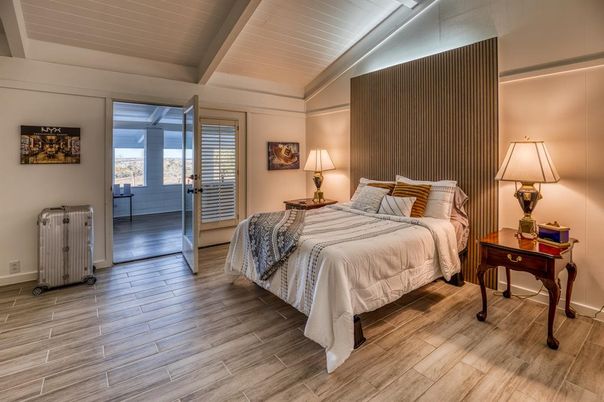 Bedroom, Interior, Wood Texture Flooring