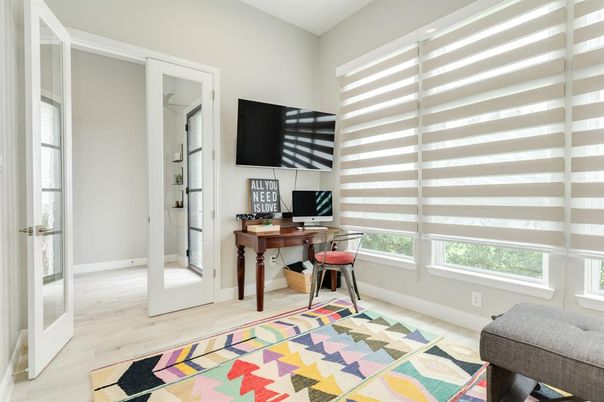 Home Office, Interior, Wood Texture Flooring