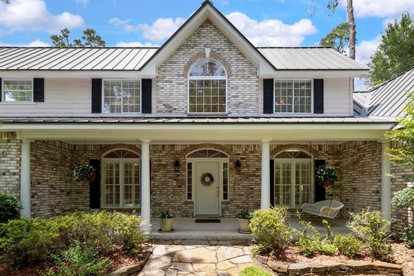 Exterior, Facade, Brick Facade, Farmhouse