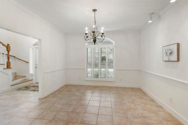 Chandelier, Empty room, Interior