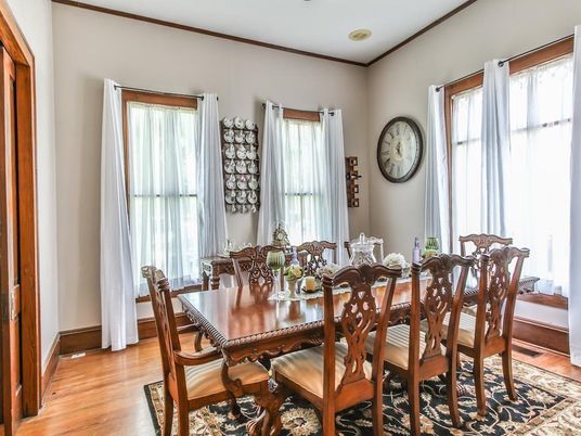 Dining room, Interior, Wood Texture Flooring