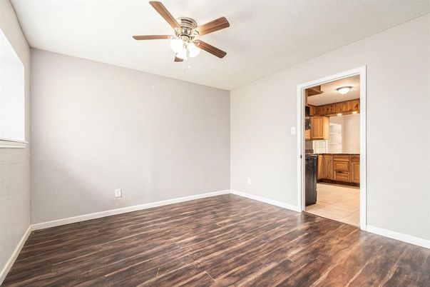 Empty room, Interior, Kitchen, Wood Texture Flooring