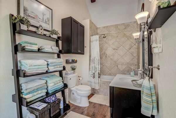 Bathroom, Interior, Wood Texture Flooring
