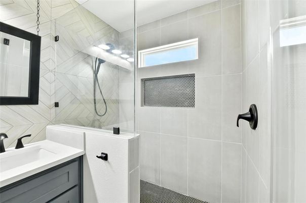 Bathroom, Glass Shower, Interior