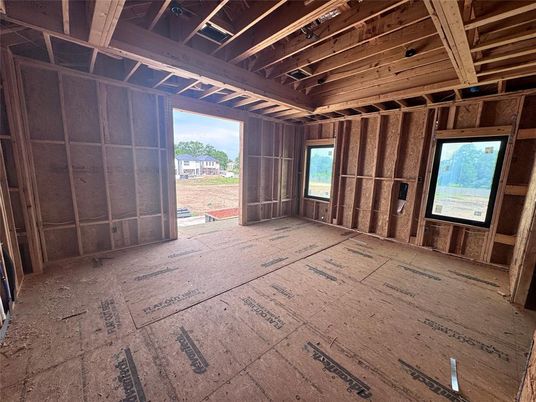 Empty room, Interior, Wooden Beams, Wooden Ceilings