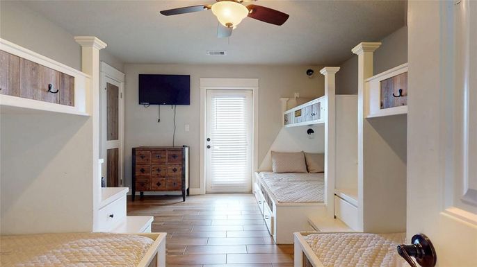 Bedroom, Interior, Wood Texture Flooring