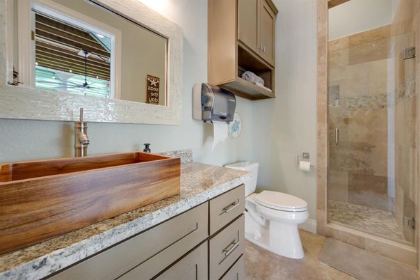 Bathroom, Glass Shower, Interior