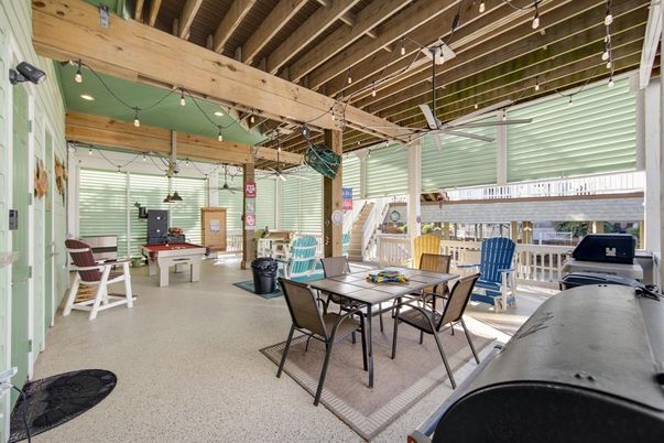 Dining room, Interior, Wooden Beams