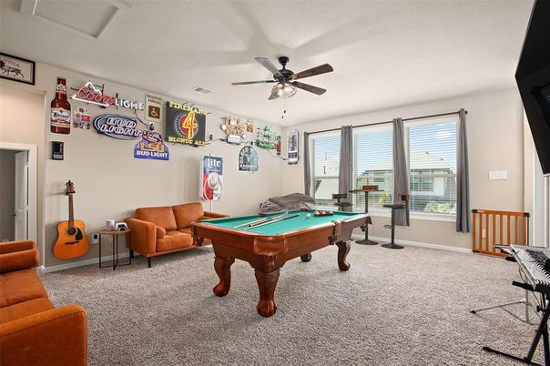 Billiard Table, Game Room, Interior