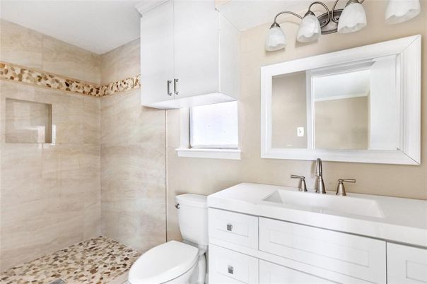Bathroom, Glass Shower, Interior