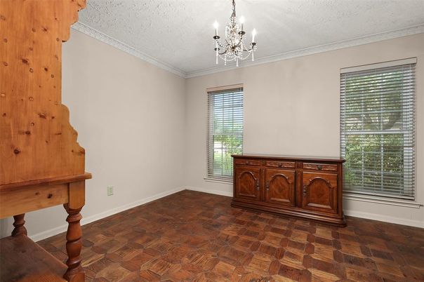 Chandelier, Empty room, Interior, Wood Texture Flooring