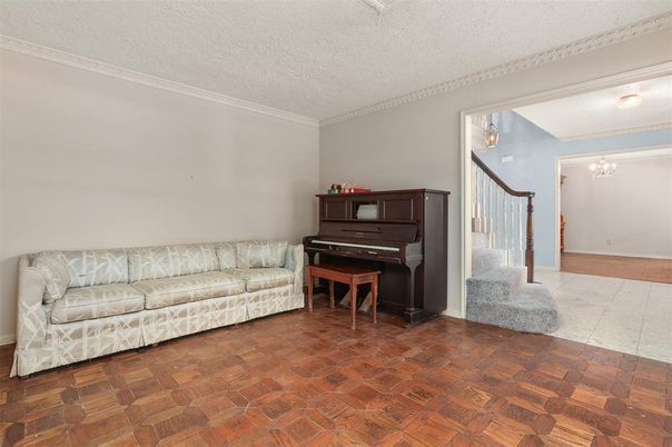Chandelier, Interior, Piano, Wood Texture Flooring