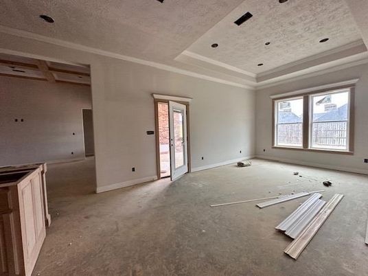 Empty room, Interior, Recessed Lighting