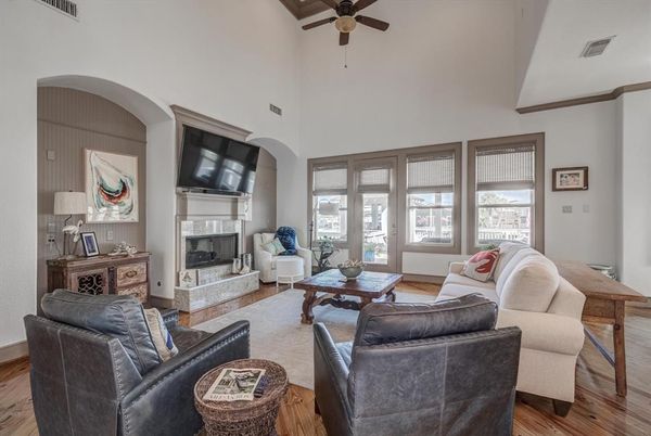 Fireplace, Interior, Living room, Wood Texture Flooring