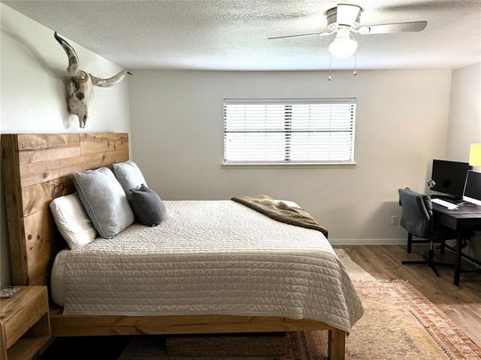 Bedroom, Home Office, Interior, Wood Texture Flooring