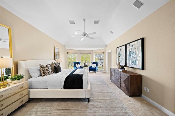Bedroom, Interior, Recessed Lighting