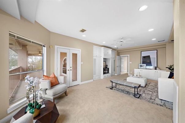 Interior, Living room, Recessed Lighting