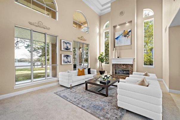 Fireplace, Interior, Living room