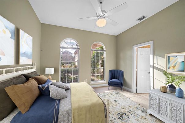 Bedroom, Interior, Wood Texture Flooring